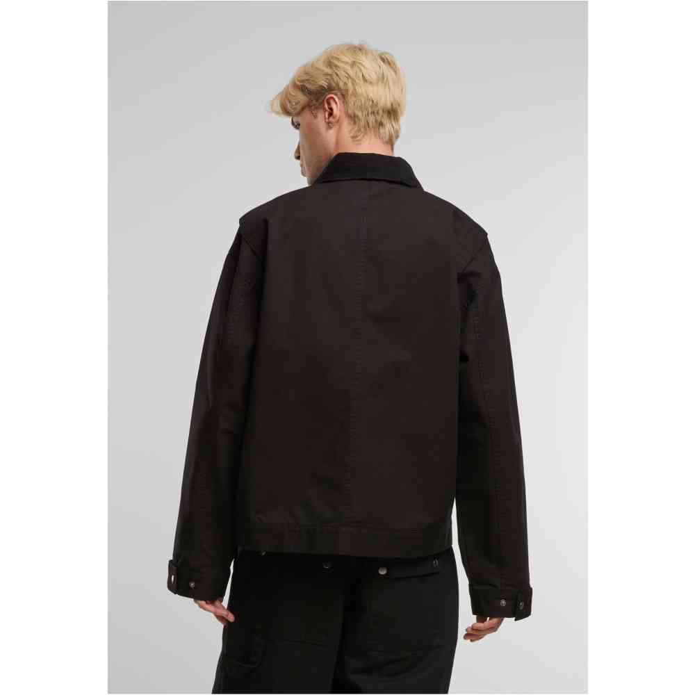 Urban Classics - Workwear Cotton Jacke - Schwarz